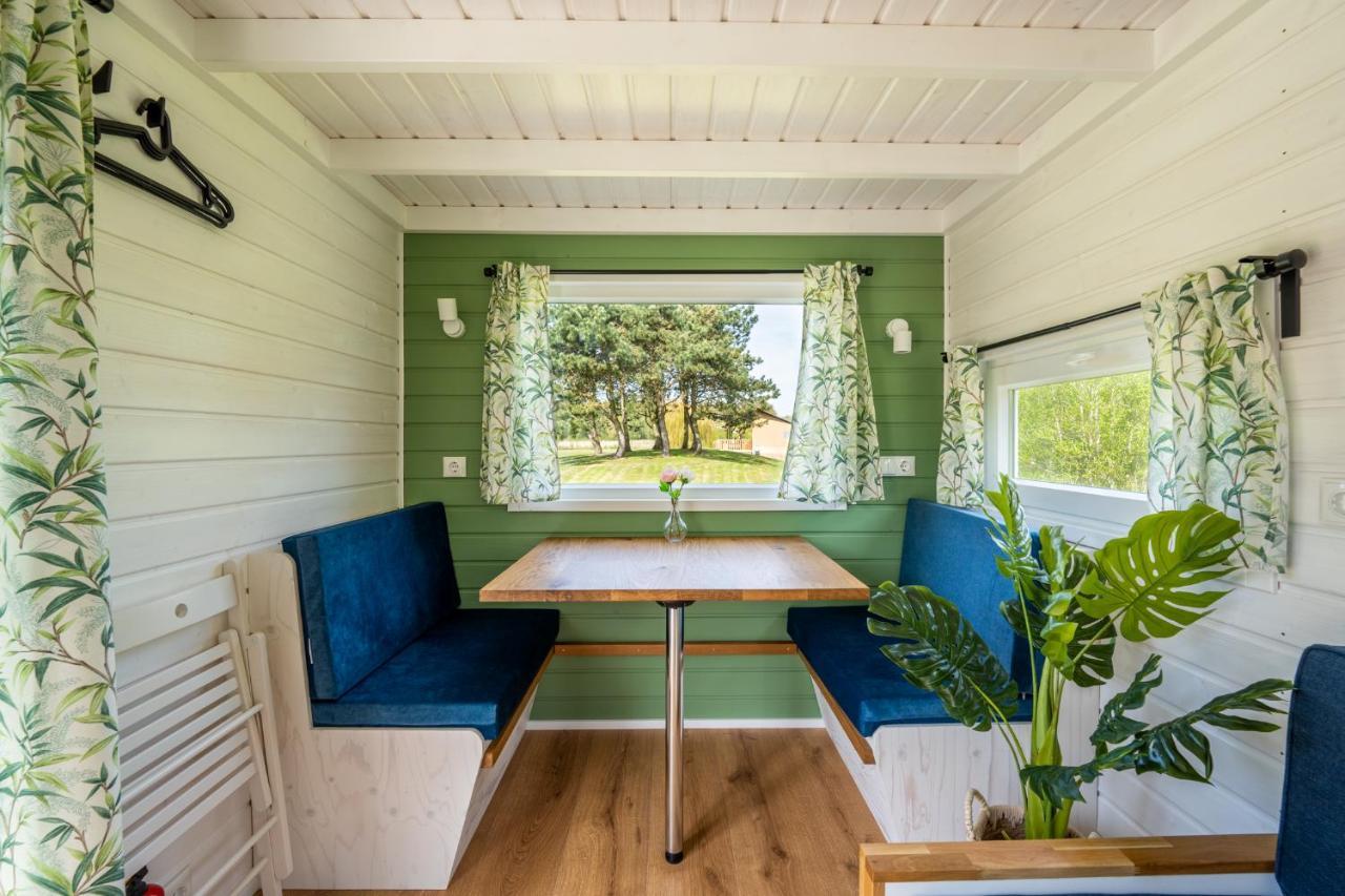 Green Tiny House With Shared Pool ゼーウォルデ エクステリア 写真